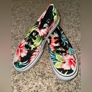 Vans Aloha Hawaiian Floral Tropical Print